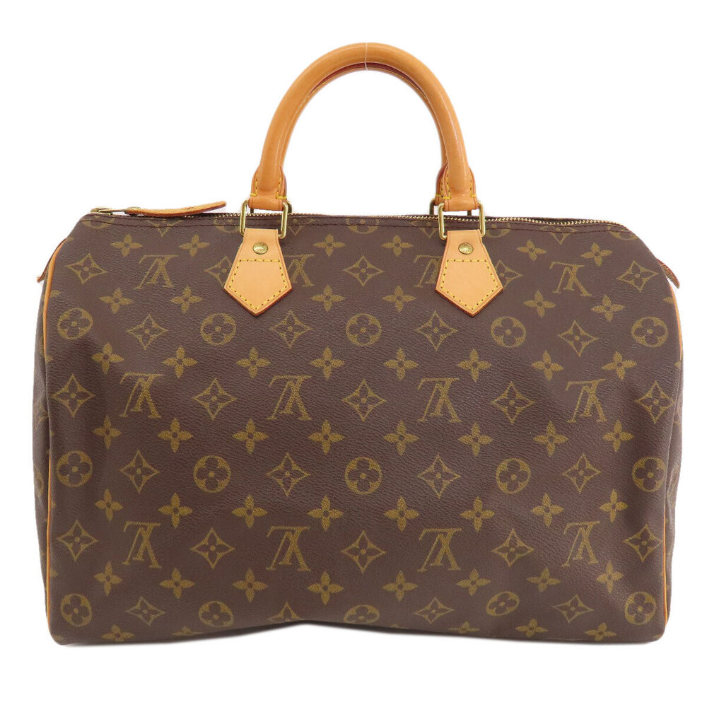 Louis Vuitton Boston Bag Monogram Speedy Canvas Brown